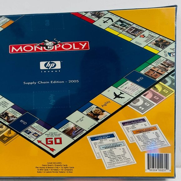 Vintage Monopoly HP Invent Supply Chain 2005 Edition Board Game New Sealed - Picture 5 of 7